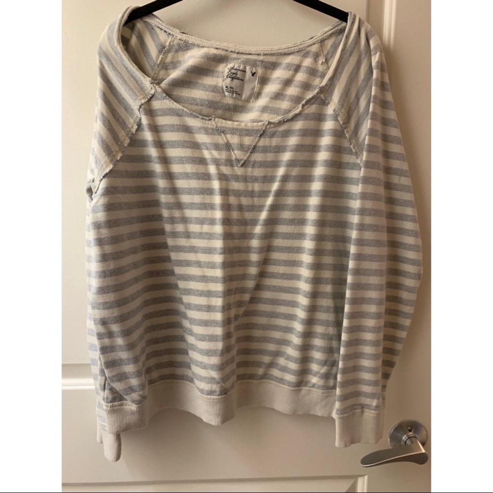 Striped American Eagle Sweater
